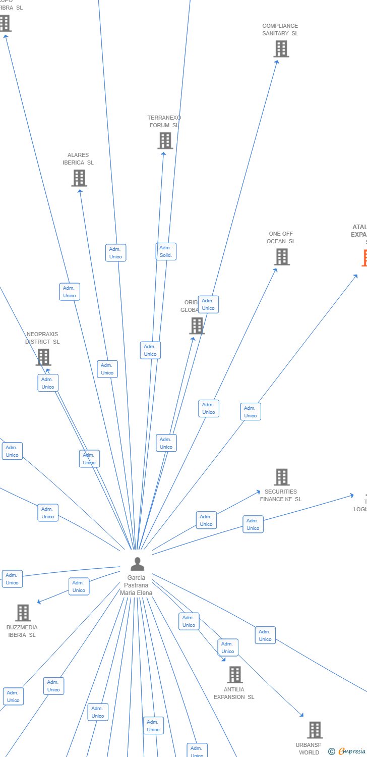 Vinculaciones societarias de ATALANTA EXPANSION SL