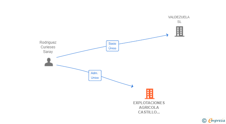 Vinculaciones societarias de EXPLOTACIONES AGRICOLA CASTILLO DE LA MOTA SL