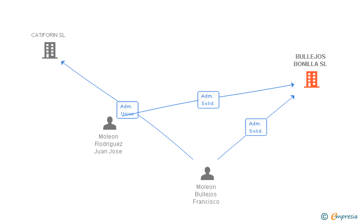 Vinculaciones societarias de BULLEJOS BONILLA SL