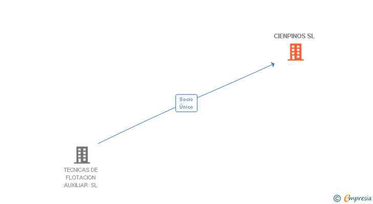 Vinculaciones societarias de CIENPINOS SL