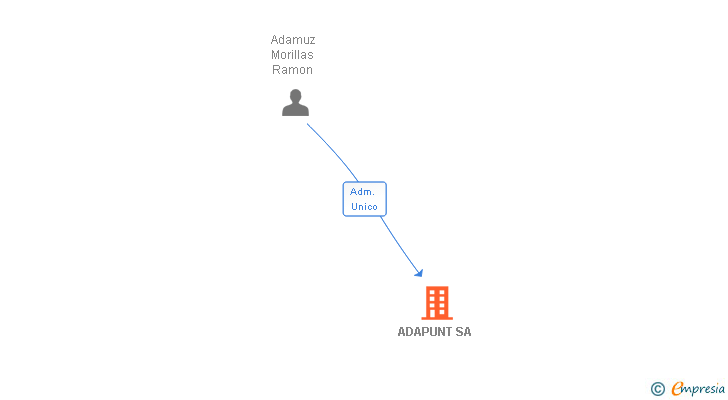 Vinculaciones societarias de ADAPUNT SA