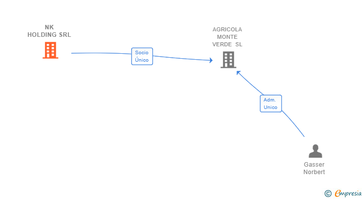Vinculaciones societarias de NK HOLDING SRL
