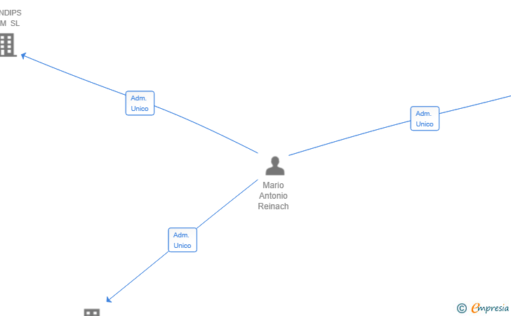Vinculaciones societarias de MENDIPS CORPORATION CANARIAS SL