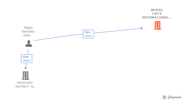 Vinculaciones societarias de MURSA FIRTS INTERNACIONAL SL